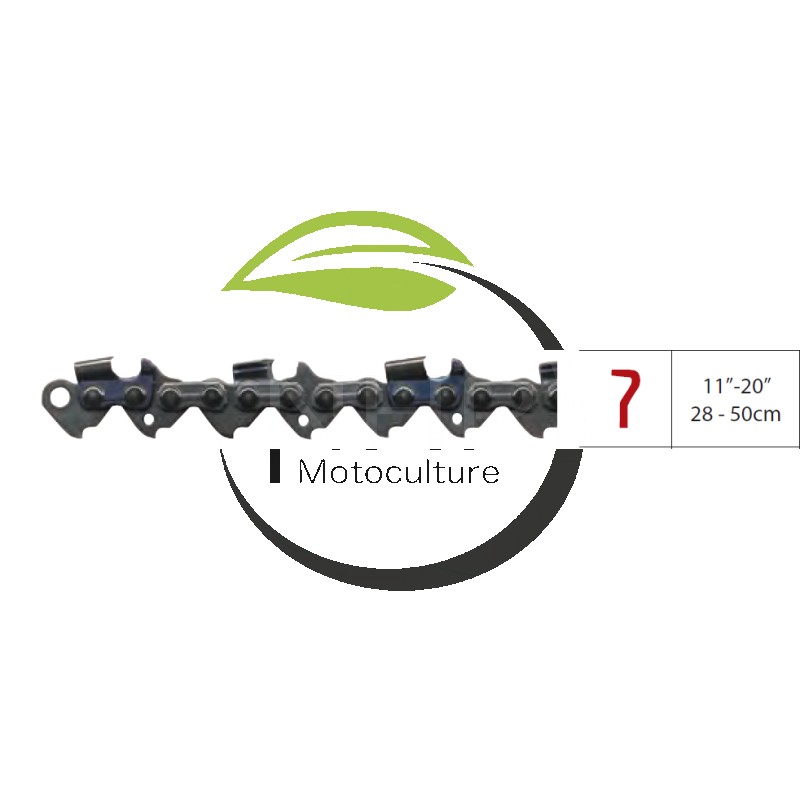 CHAINE TRONCONNEUSE BULLCRAFT KS450 - PAS 325 - JAUGE 050 - 1.3MM - 72 MAILLONS ENTRAINEURS