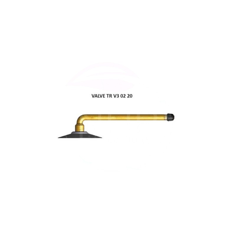 CHAMBRE A AIR 6.50X20 - 650X20 - 6.50/20 - 6.50-20 - 650-20 - 650/20 - VALVE COUDEE TR V30220