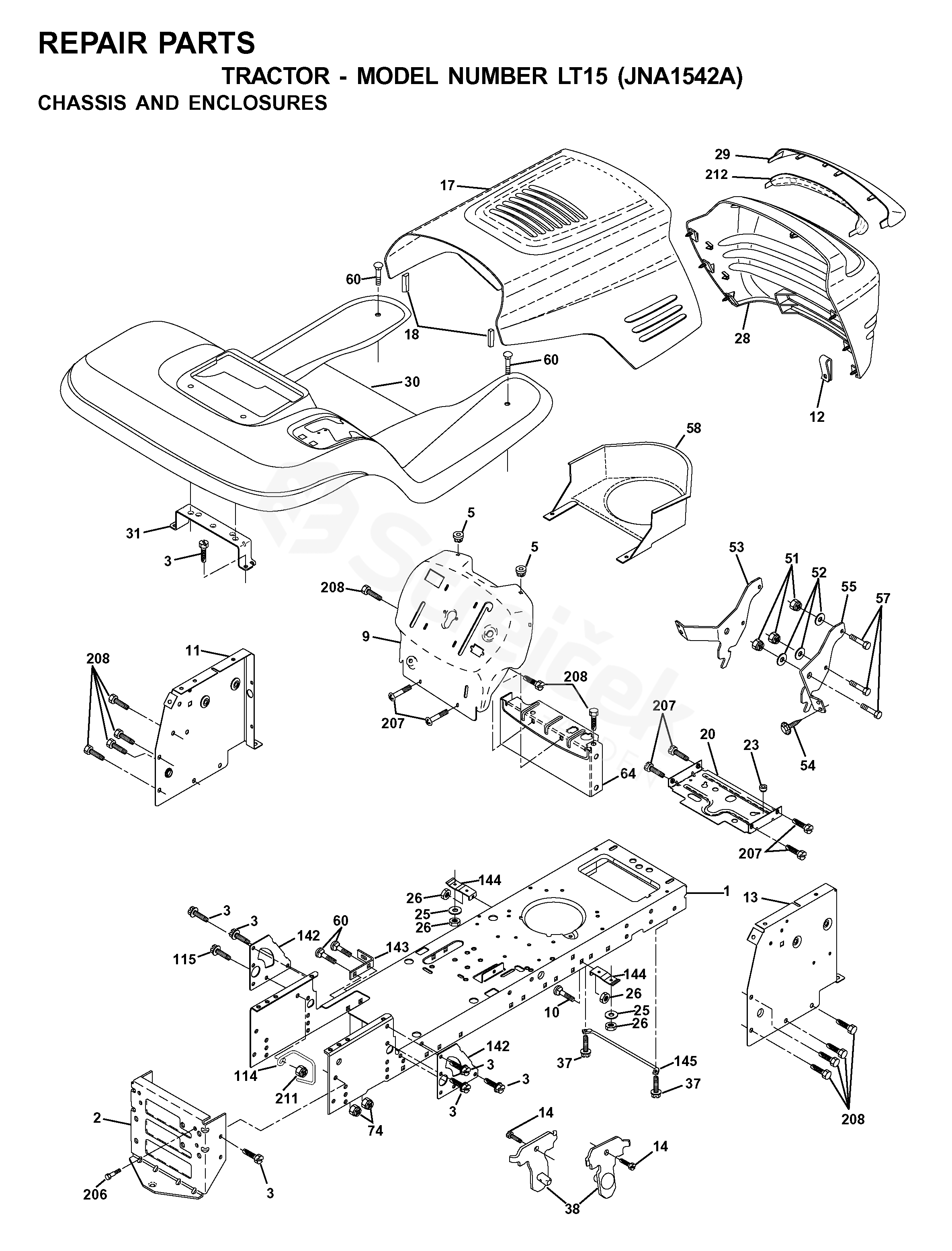 Jonsered LT15-954820221-1996-01