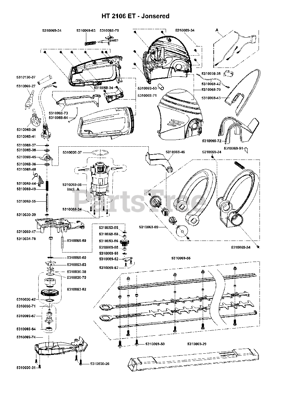 Jonsered HT2106ET-2003-01