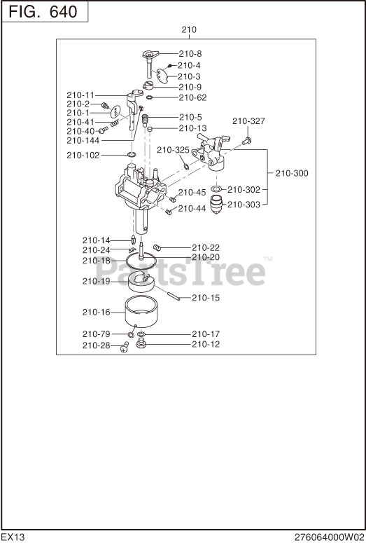 Subaru Robin EX130D50016 EX13