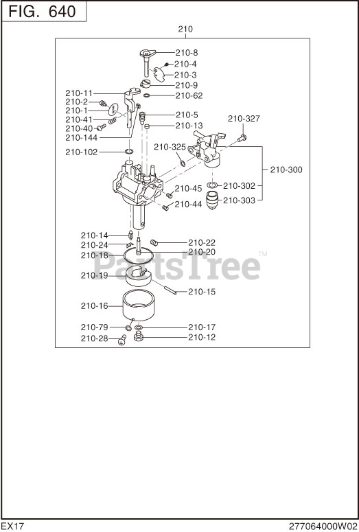 Subaru Robin EX170D50000 EX17