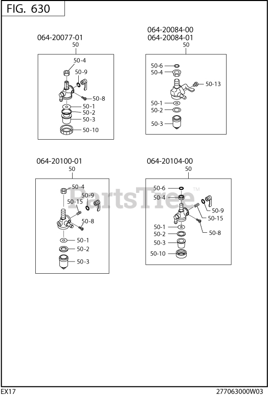Subaru Robin EX170D20360 EX17