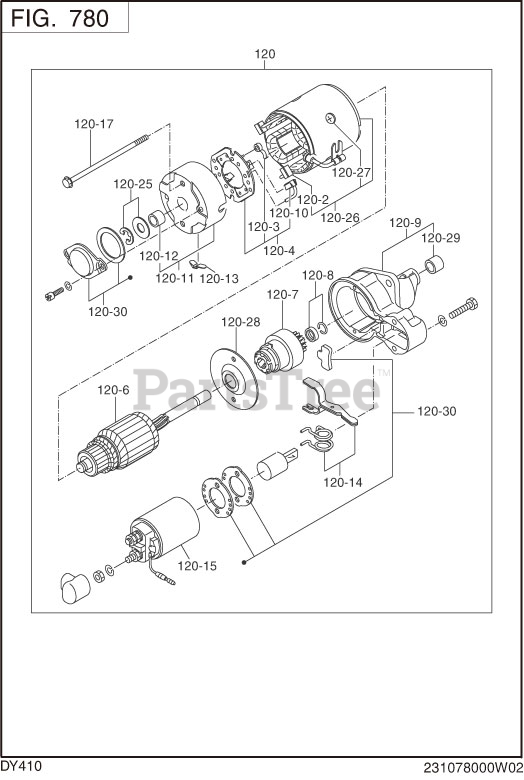 Subaru Robin DY410D85140 DY41