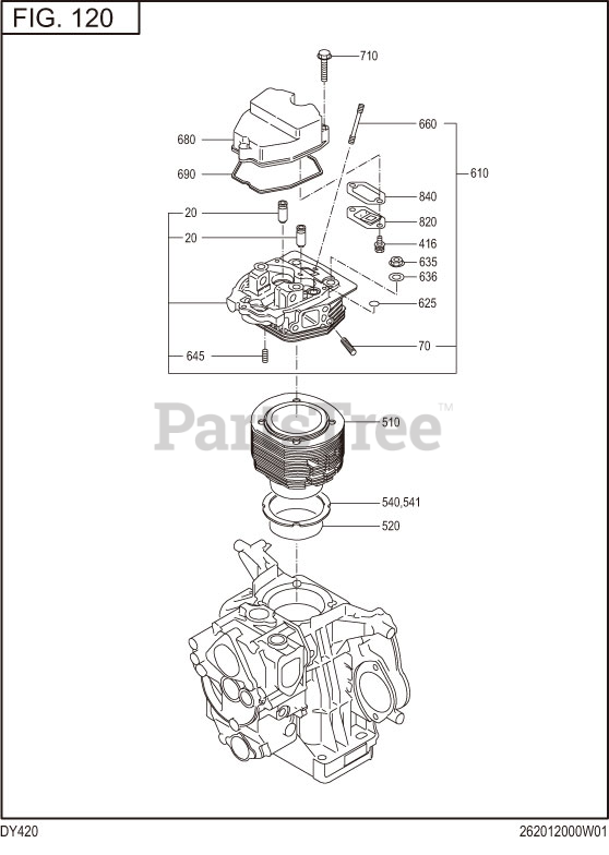 Subaru Robin DY420YS0000 DY42