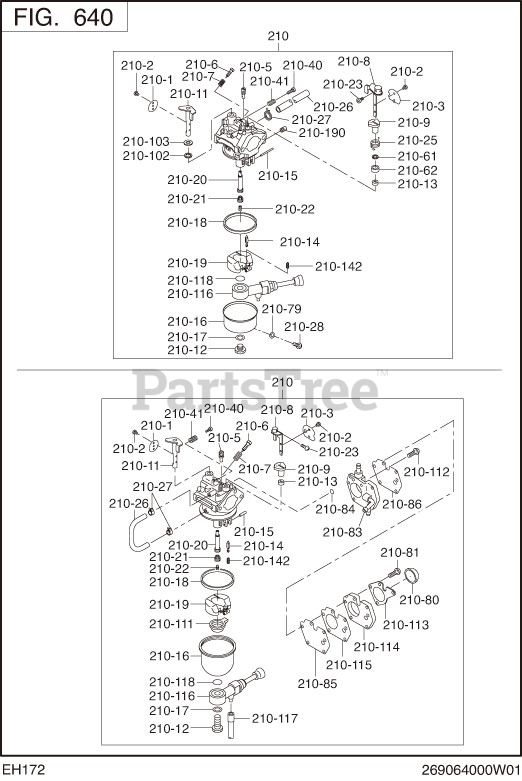 Subaru Robin EH172D21000 EH17 2