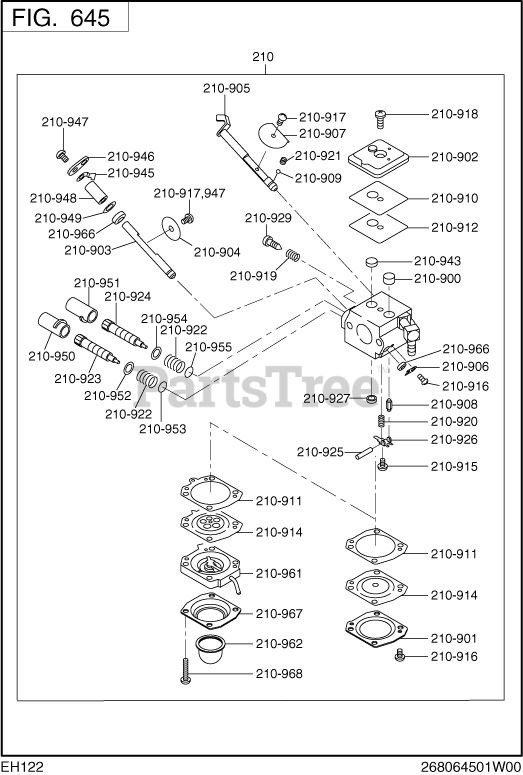 Subaru Robin EH122D46532 EH12 2