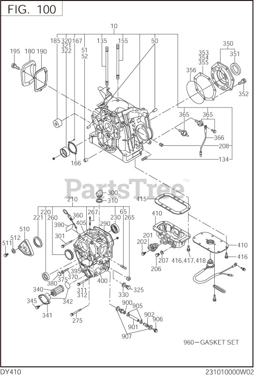 Subaru Robin DY410D58050 DY41