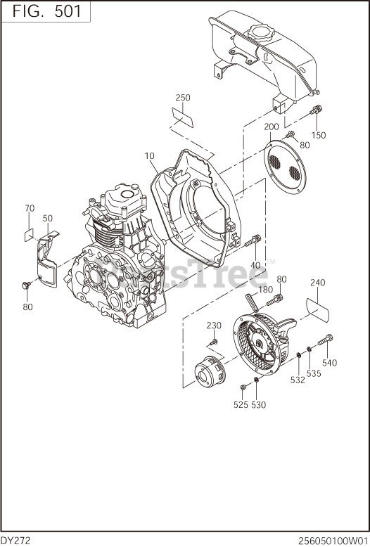 Subaru Robin DY272DD250S DY27 2
