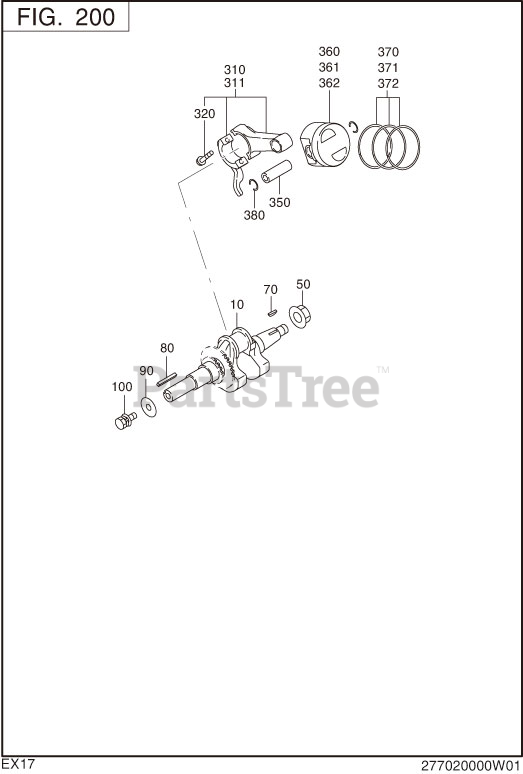 Subaru Robin EX170D20041 EX17