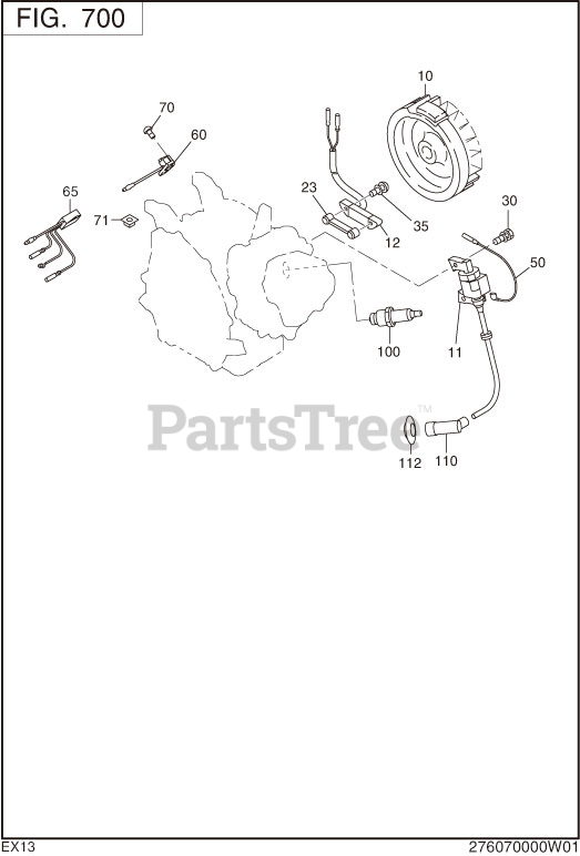 Subaru Robin EX130D10135 EX13