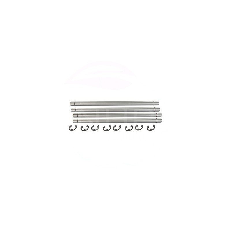 KIT DE 4 AXES DE FIXATION ET CLIPS COUTEAU SCARIFICATEUR BLUE BIRD 5002 - 41008R