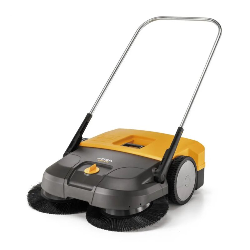 BALAYEUSE MANUELLE - BAC 50 LITRES - BROSSES ROTATIVES - STIGA - SWP 475
