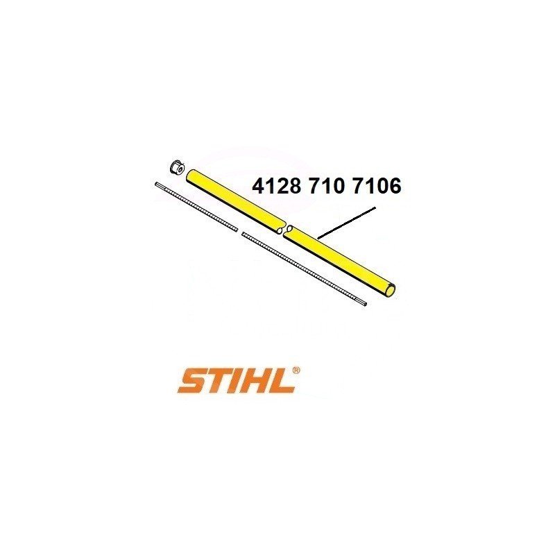 TUBE TRANSMISSION DEBROUSSAILLEUSE STIHL 4128 710 7106 - 4128-710-7106 - 41287107106