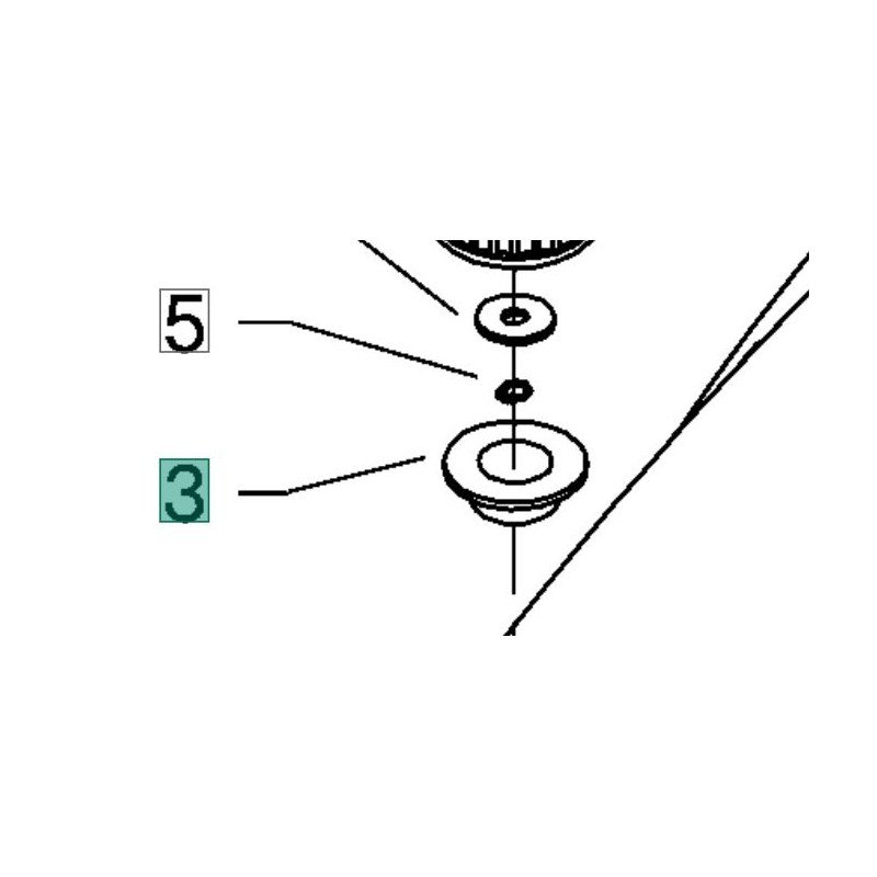 JOINT DE BOUCHON SERBAT. M710 (art.01926/010) EUROSYSTEMS 00270201787