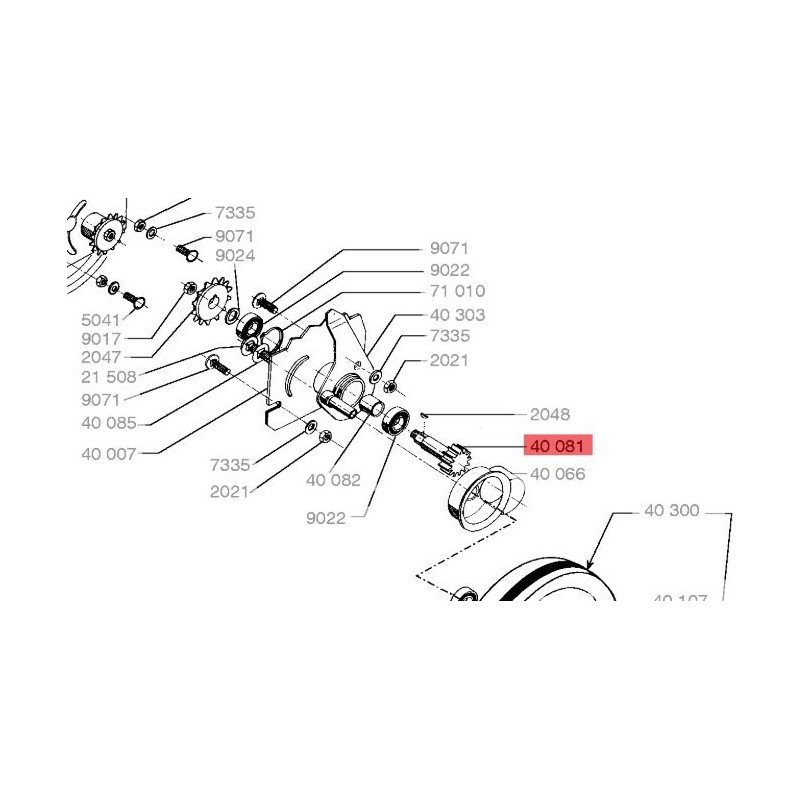 AXE D'ENTRAINEMENT ETESIA - WOLF 40081