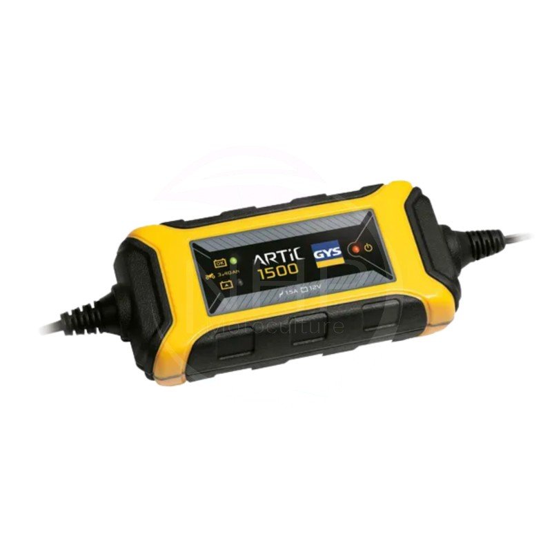 CHARGEUR BATTERIE AUTOPORTEE - MOTO - QUAD - AUTO GYS ARTIC 1500 - 12V - 1.5A
