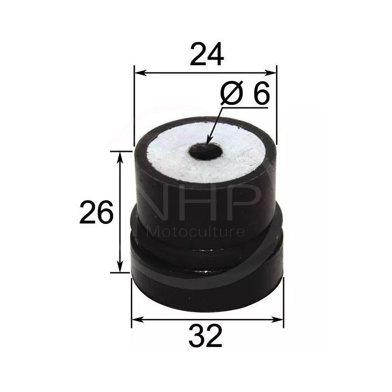 SILENT BLOC TRONCONNEUSE STIHL 1121 790 9906 - 1121 790 9909